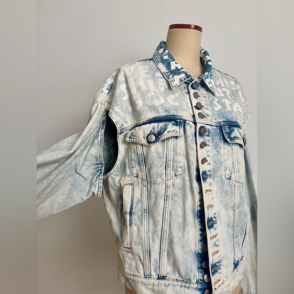 MM6 Maison Martin Margiela Faded Blue Denim Jacket